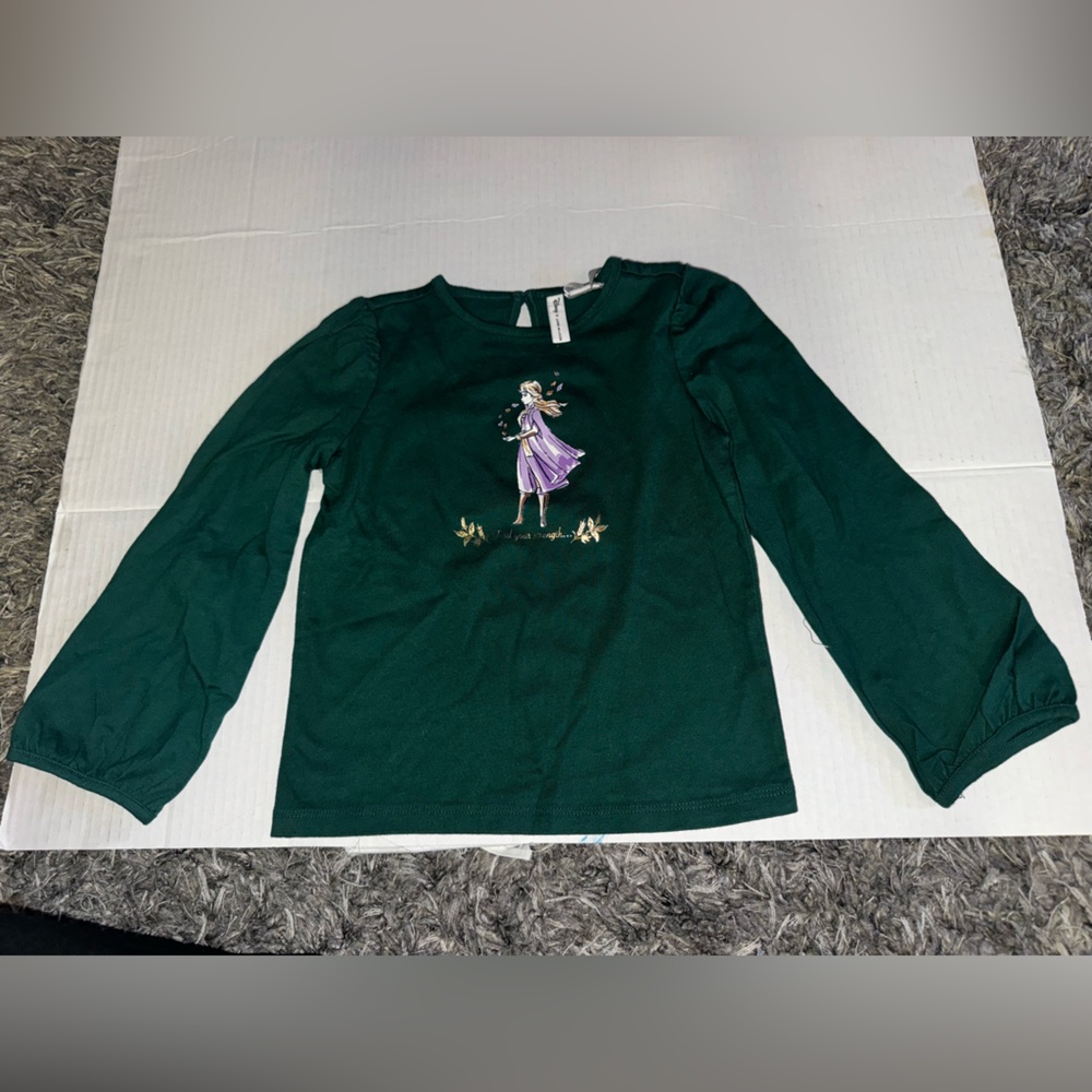 Janie and Jack Disney Ana Frozen Long Sleeve Shirt